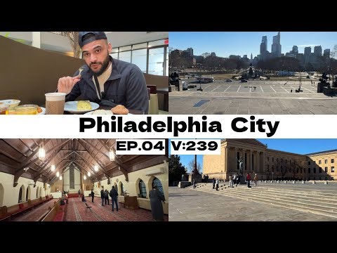 🇺🇸 🇵🇰 EP.04 Philadelphia City PA and Rocky - East Coast Travel - 240