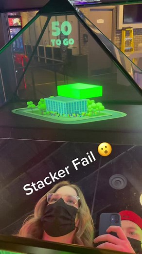 Stacker Fail 😞 #arcade #foryou #fail #gaming