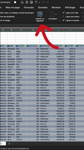 ANALYSE ton tableau PLUS FACILEMENT avec les filtres EXCEL