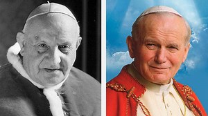 Pope Francis makes history with dual canonization of Pope John XXIII, Pope John Paul II