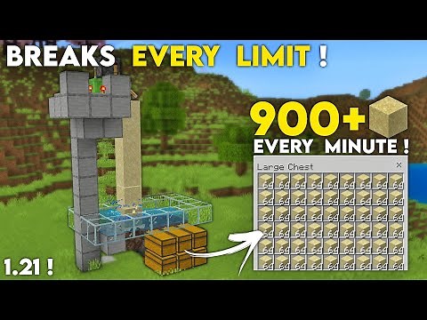 This SAND FARM BREAKS EVERY LIMIT in Minecraft Bedrock ! (Tutorial)