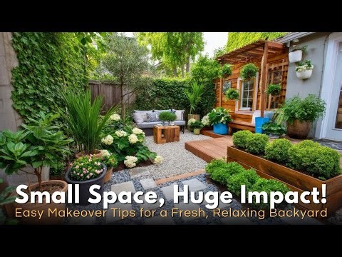 Tiny Backyard Transformation Ideas Easy DIY Landscaping for Small Outdoor Areas