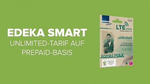 Edeka Smart: Unlimited-Tarif auf Prepaid-Basis