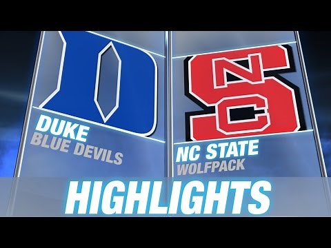 Duke vs North Carolina State | 2014-15 ACC Men's Basketball Highlights