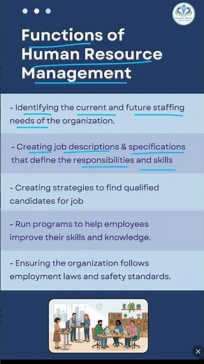Functions of Human Resource Management | Student Notes | #humanresource #humanresourcemanagement