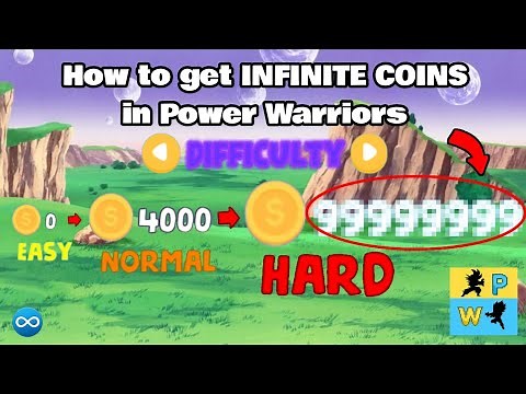 HOW TO GET INFINTE COINS IN POWER WARRIORS - Tutorial (No hacking involved) #dybeezi