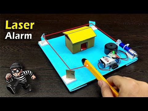 Laser Security System|| Laser Security Alarm 🚨 || Inspire Award Project|| Best Science Project #diy