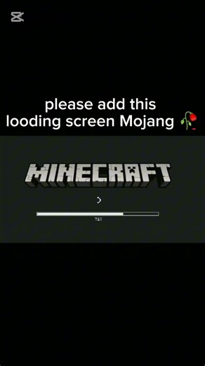 Minecraft Mojang Loading Screen Moment (Shorts)