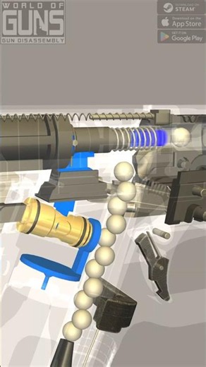 Airsoft Glock Shot Breakdown: How It Works #gunmechanics #firearmeducation #slowmotion