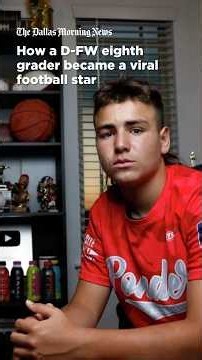 Baby Gronk: How an eight grader became a viral football star