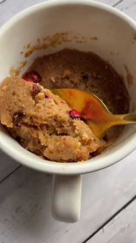 M&M Cookie Mug Cake Hack