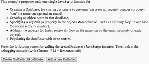 Using IndexedDB: inserting data
