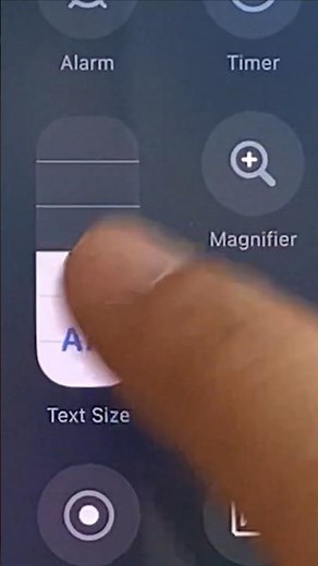 Resize iPhone Text from Control Center #howto #tech #iphone #shorts #apple #technology