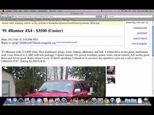 Craigslist Bellingham Washington Used Cars - FSBO Options Popular in June 2012