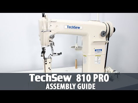 Techsew 810 Pro Assembly Guide