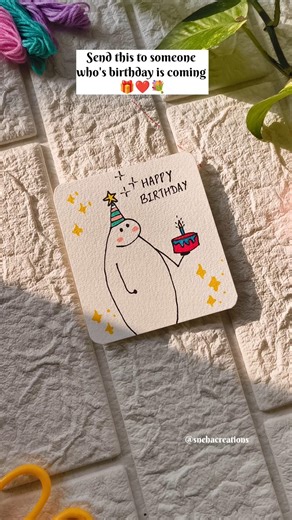Cute Birthday Card Idea😍😍 | Easy gift card ideas #shorts #handmade #birthdaycard