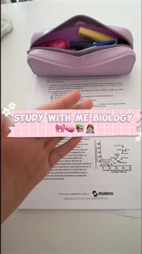 Study with me Biology🎀🧠📚👩🏽‍💻 #study #studybiology #biology #life #youtubeshorts #vlog