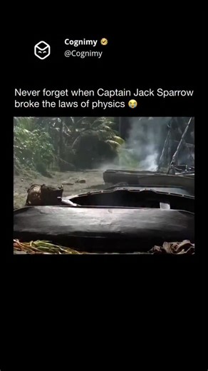 cognimy on Instagram: "The underwater boat moment with Jack Sparrow stands out as one of the most memorable scenes in Pirates of the Caribbean The Curse of the Black Pearl from 2003. Early in the story, Jack and Will Turner flip a small rowboat upside down and use it to move beneath the water toward a docked ship. With air trapped inside, they walk along the seafloor, creating a scene that feels clever, strange, and instantly iconic. What makes the moment even more interesting is that it is loos