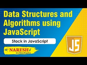 Stack in JavaScript | Data Structures and Algorithms using Javascript | Naresh IT