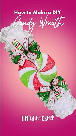 How to Make a Unique Candy Wreath for the Holidays