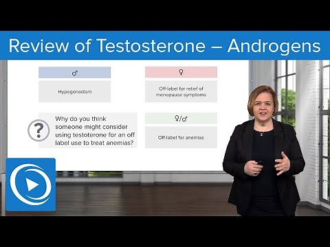 Review of Testosterone – Androgens – Pharmacology | Lecturio Nursing