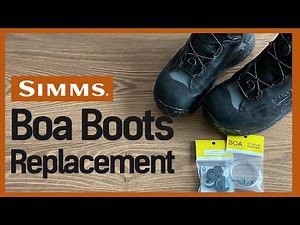 [Flyflanet 102] [Fishing Tutorial] Simms Rivertek Boa Boots Replacement_M2 Lace