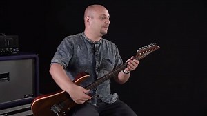 Virtuoso guitarist Marco Sfogli has been building a rabid following in his homeland of Italy and abroad for the last 15 years. Have a look at Marco’s new Ibanez Signature MSM1, a fierce RG-style ax that features an advanced SynchroniZR bridge and DiMarzio pickups. Learn More: http://bit.ly/2jwL0fN | Ibanez Guitars