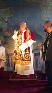 Behind the scenes on set of #TheTwoPopes ... Netflix premiere TODAY! | Anthony Hopkins