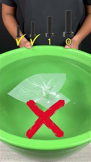 HOW MUCH PAPER DOES IT TAKE TO MAKE THE OBJECT FLOAT? #satisfying #asmr