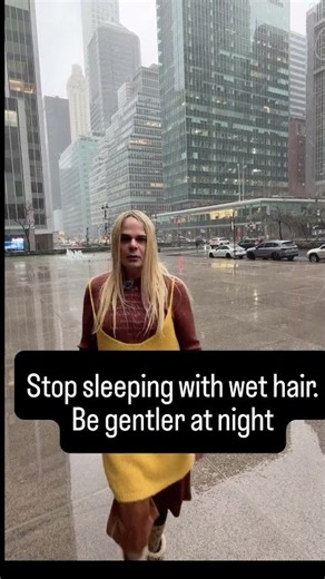 Stop Sleeping With Wet Hair