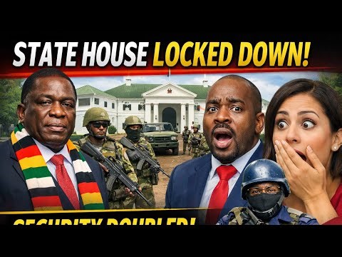 BREAKING NEWS‼️ Mnangagwa LOCKS DOWN State House 🔥 Armed Guards DOUBLED Overnight