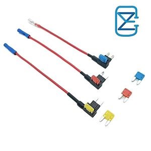 [Hot Item] Car Add-a-Circuit Fuse Adapter with Standard Mini Low Profile Micro Fuse Tap Blade Fuse Holder-Customizable