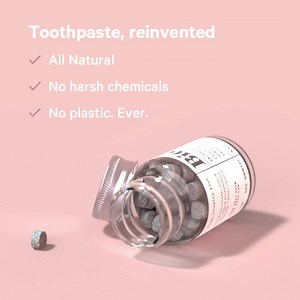 1K reactions · 144 shares | Bite's all-natural toothpaste tablets keep your teeth clean and come in glass bottles that you refill. Go #plasticfree and kick the tube. | Bite | Facebook