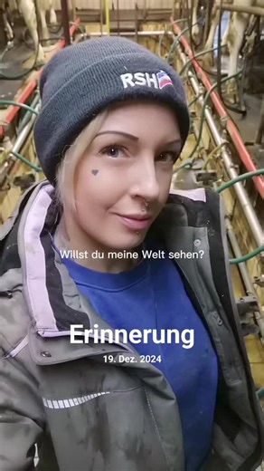 Erinnerung an die tätowierte Melkerin in der Landwirtschaft