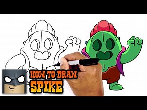 How to Draw Spike | Brawl Stars - Videos For Kids
