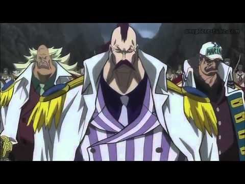 z vs marine and kizaru , one piece movie .