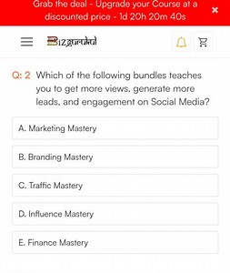 Grab the deal - Upgrade your Course at a discounted price - 1d ... | Filo