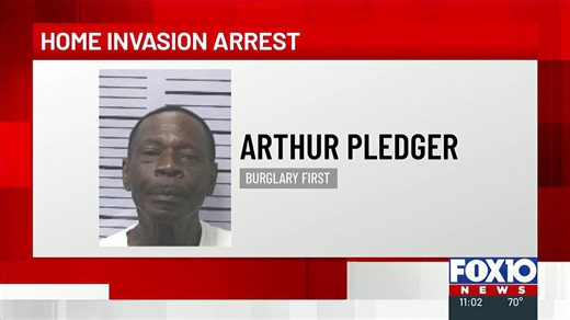 Mobile PD: Man arrested after breaking into home at gunpoint