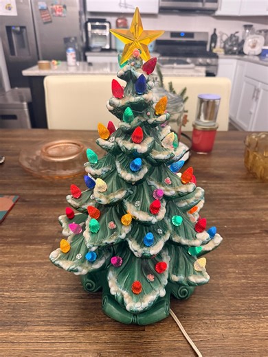 Vintage Ceramic Christmas Tree Made by Atlantic Mold - Etsy