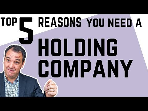 Top 5 Reasons To Have A Holding Company: Holding Companies Explained.