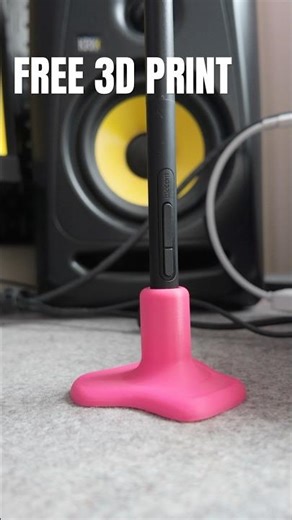 This 3D printed pen holder is for the Wacom intuos drawing tablet with Wacom 4k pen.