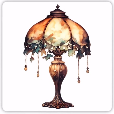 Watercolour Vintage Lamp Clipart Bundle • Antique Lamp PNG • Retro Home Decor Illustration • Cottagecore Lighting Clipart • Digital Download - Etsy