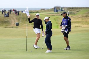 Golfer Makes Insane Hole-In-One After Ball Ricochets Off Playing Partner's During Women's British Open