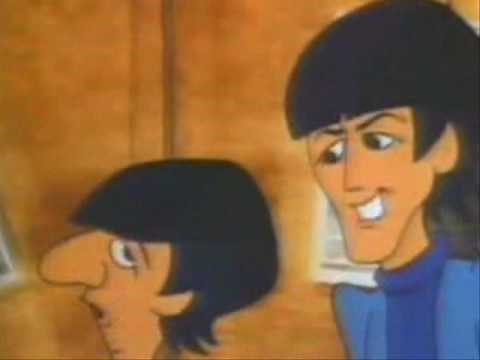the beatles cartoon paper back writer