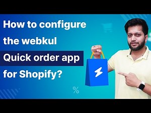 How to configure Webkul Quick order app in Shopify store?