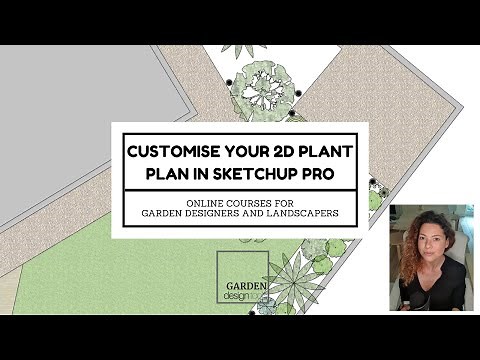 Customise you 2D Plant Plan in SketchUp PRO!