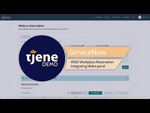 ServiceNow WSD Workplace Reservation | Integrating IAdea panel