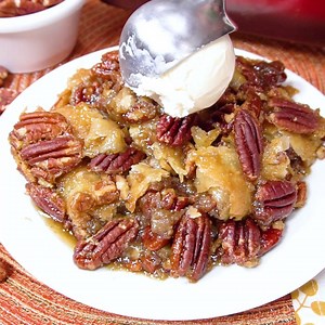 54M views · 153K reactions | Pecan Pie Cobbler takes pecan pie to a whole new level! It's amazing! Print the recipe here >>> https://www.anallievent.com/dixies-pecan-pie-cobbler/ | An Alli Event | Facebook