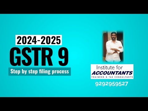 #gstr9 filing process in telugu