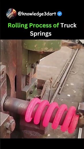Rolling Process of Truck Springs